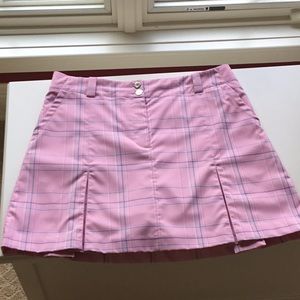 Nike Golf Skort pink plaid